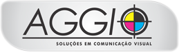 Logo Aggio Comunicação Visual RJ